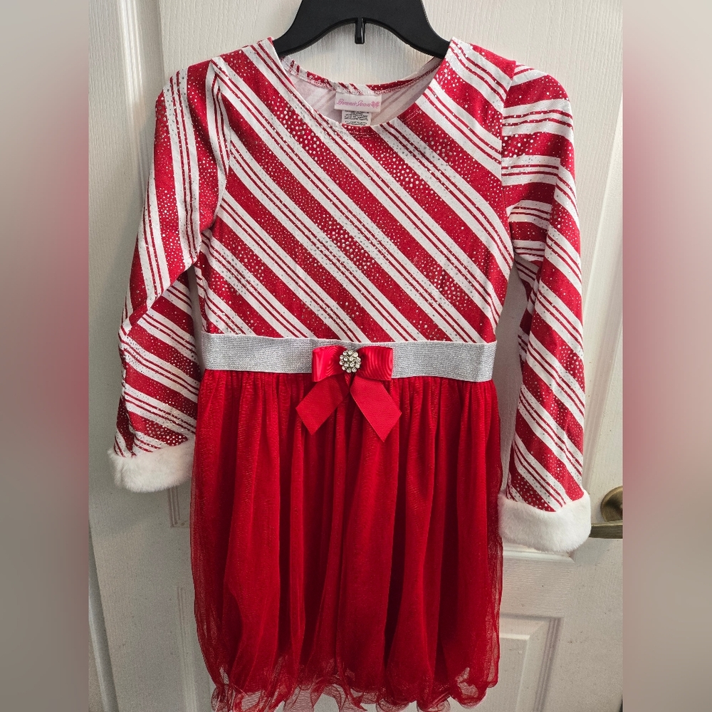 Candy Cane girls Holiday dress